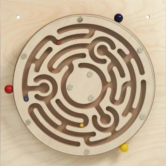 Brown DIY Circular Maze STEM Kit Wooden Puzzle Maze Toy, Child Age Group: 11-13 Yrs