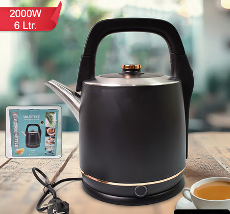 Stainless Steel Electric Kettle 2000 Watt (6 Ltr.)