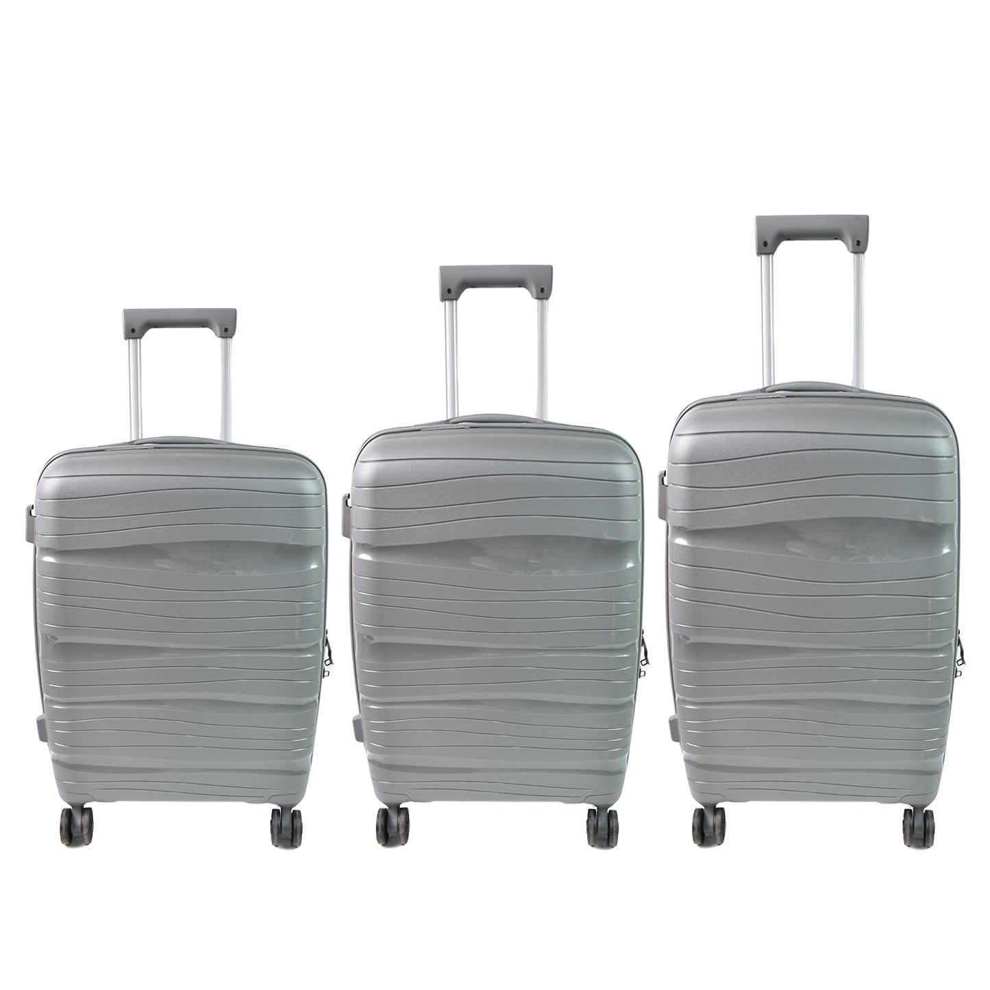Big 3 In 1 Luggage With Wheels Travel Suitcases Set (4 Pcs Set  Different Size)