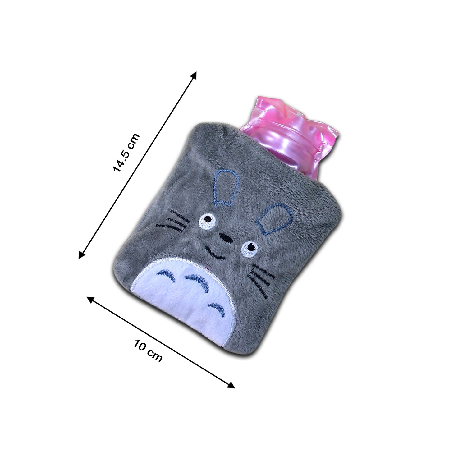 Totoro Cartoon Hot Water Bag Small Hot Water Bag With Cover For Pain Relief Neck Shoulder Pain And Hand Feet Warmer Menstrual Cramps.