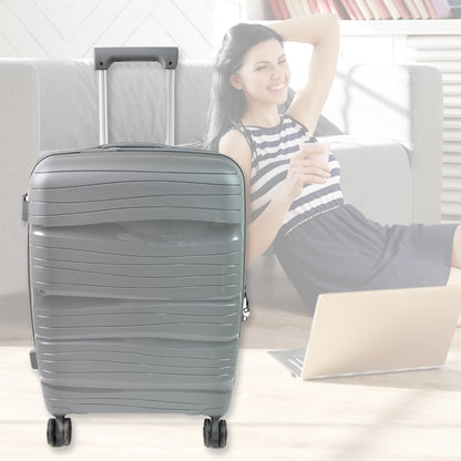 Big 3 In 1 Luggage With Wheels Travel Suitcases Set (4 Pcs Set  Different Size)
