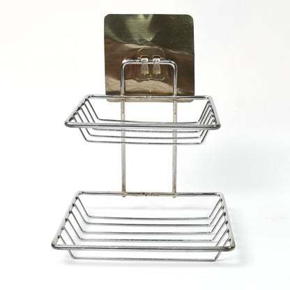 Kitchen Bathroom Soaps Storage Rack With 2 Hook For Home