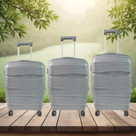 Big 3 In 1 Luggage With Wheels Travel Suitcases Set (4 Pcs Set  Different Size)