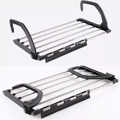 Steel Small Hanging Rack Cloth Drying Rack For Home Balcony And Window