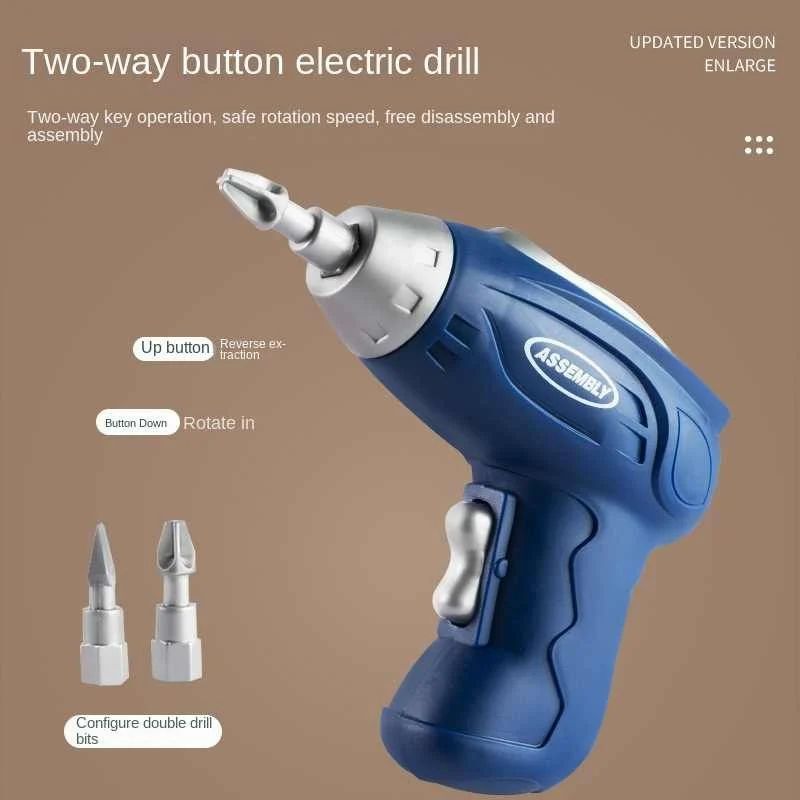 Children Electric Drill Toolbox Driller Games Tool Toy for Boys 4 6 Years