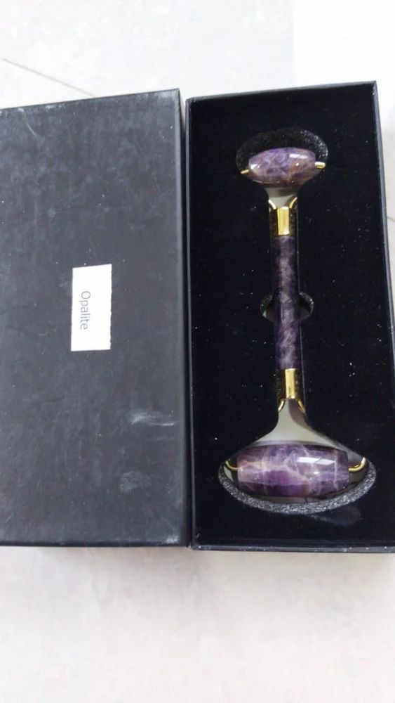 Natural Crystal Stone Massage Roller