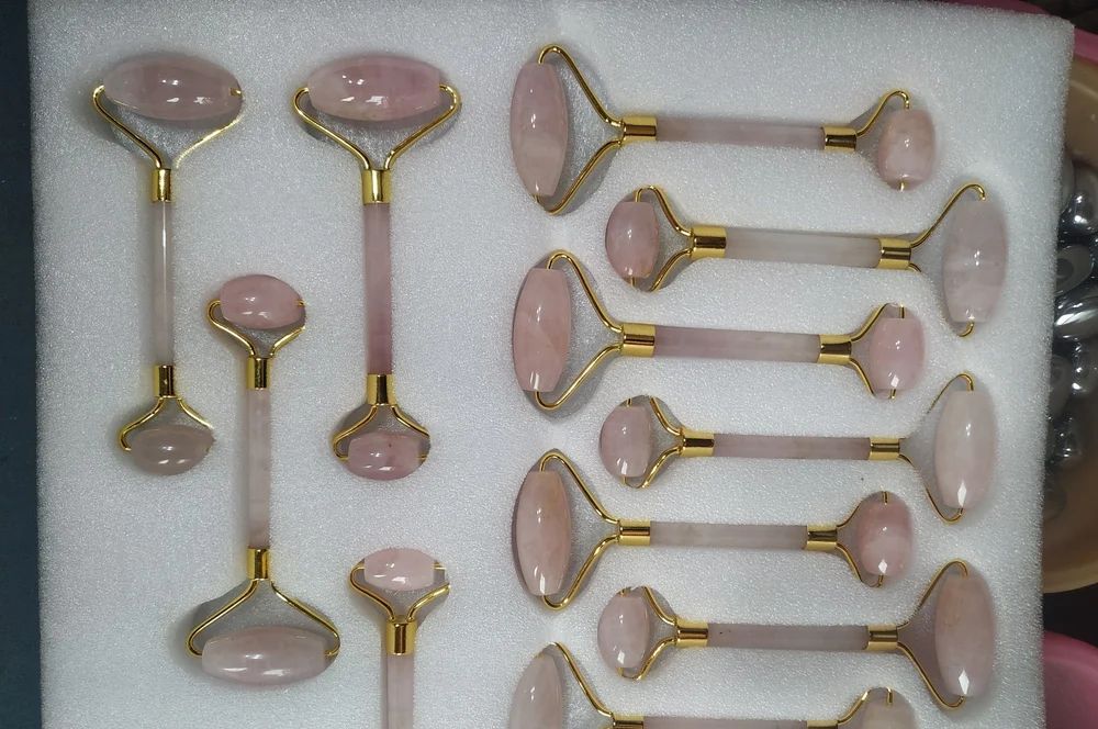 Natural Crystal Stone Massage Roller