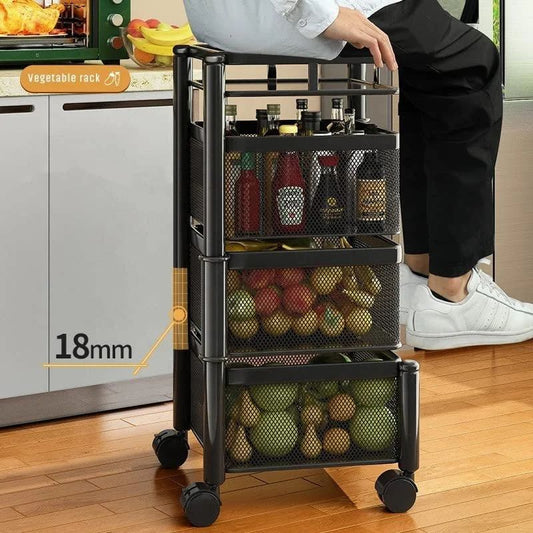 Metal Rotating Multi Layer 5 Kichan Storage