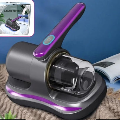 Powerful Suction Portable Handheld Vacuum Cleaner - Low Noise Vacuum Cleaner For Bed - Cordless Vacuum Cleaner For Car Seat Crevices Pillows Mattresses Sofas Wireless Anti Dust And Mite Cleaner