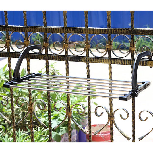 Steel Small Hanging Rack Cloth Drying Rack For Home Balcony And Window