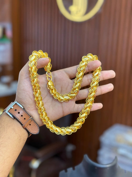 Ultra Shine Gold-Coated Chain For Mens