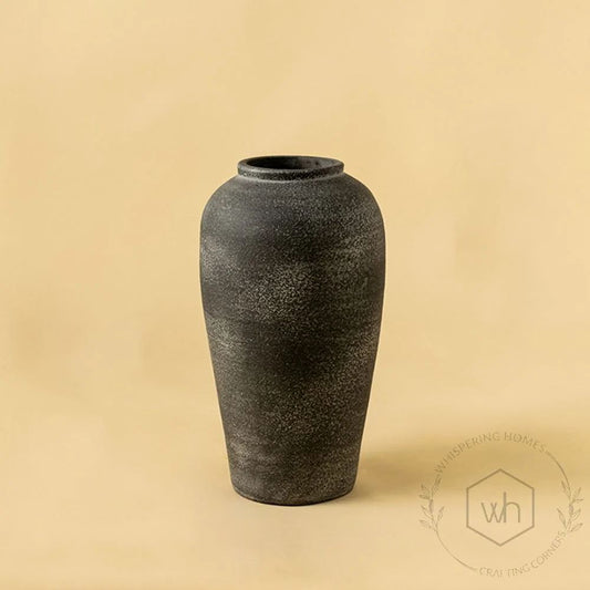 Black Terracotta Home Decor, 4.5inch